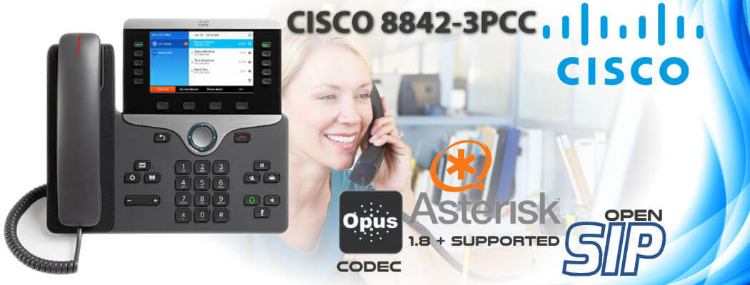 Cisco CP-8842-3PCC Open SIP Phone Qatar