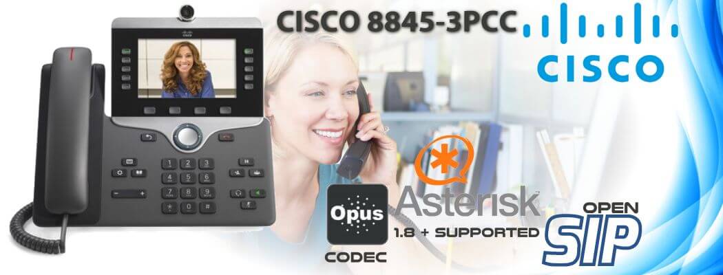 Cisco CP-8845-3PCC Open SIP Phone Qatar