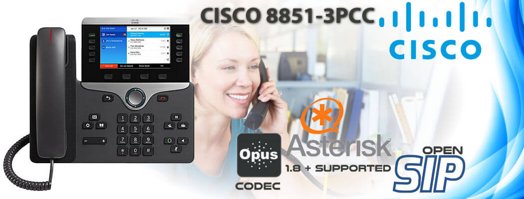 Cisco CP-8851-3PCC Open SIP Phone Qatar