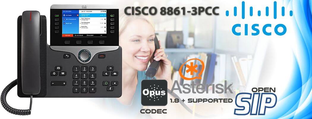 Cisco CP-8861-3PCC Open SIP Phone Qatar