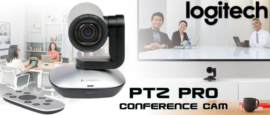  Logitech Cámara de vídeo PTZ Pro 2 USB HD 1080P para
